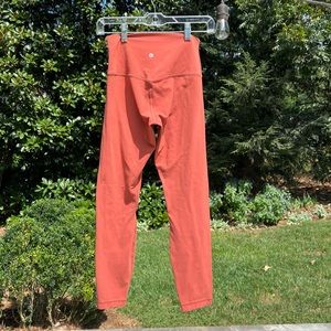 Lululemon 7/8 length Align pant, size 8 (no size tag), in burnt orange